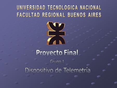 Grupo 1 - Dispositivo de TelemetríaAgenda Desvíos en tiempos Desvíos en alcance Riesgos Fechas de Hitos.