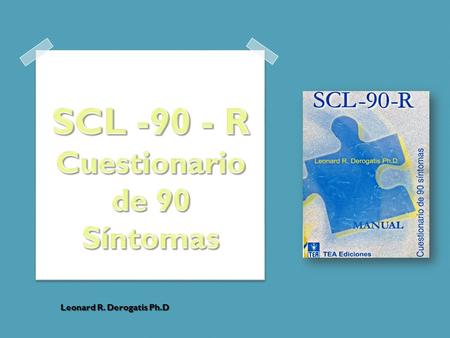 SCL R Cuestionario de 90 Síntomas
