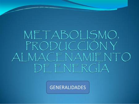 GENERALIDADES.