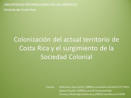 UNIVERSIDAD INTERNACIONAL DE LAS AMERICAS