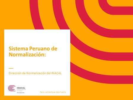 Sistema Peruano de Normalización: