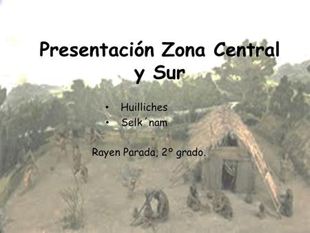 Presentación Zona Central y Sur