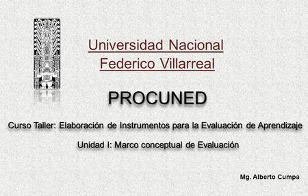 PROCUNED Universidad Nacional Federico Villarreal