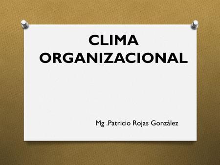 Mg .Patricio Rojas González