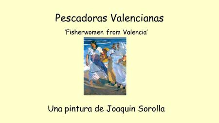Pescadoras Valencianas