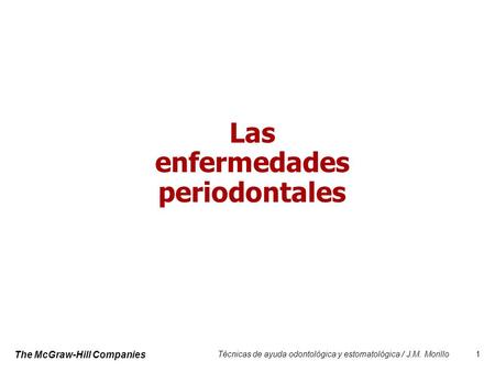 Las enfermedades periodontales