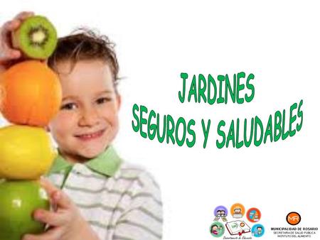 ¿Cómo surge el Proyecto Jardines Seguros y Saludables? Comenzó en el año 2005 El disparador fue la detección de un caso de SUH en un niño cuya Ficha Epidemiológica.