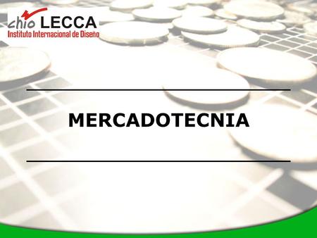 MERCADOTECNIA.