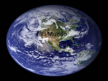 El Mundo Por: Katy Thomas. El mundo de hace doscientos años Hace doscientos años, el mundo era muy diferente. Es porque no había tecnología que seres.