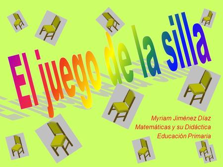 Myriam Jiménez Díaz Matemáticas y su Didáctica Educación Primaria.