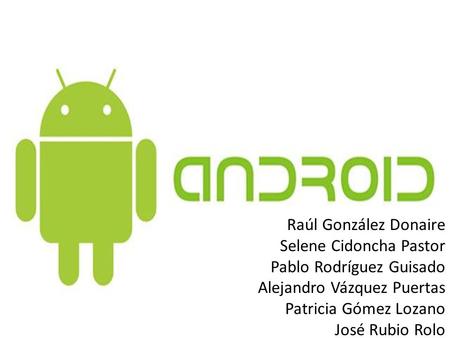 Raúl González Donaire Selene Cidoncha Pastor Pablo Rodríguez Guisado