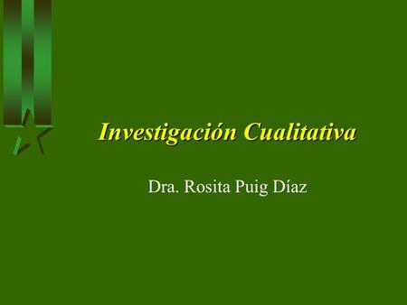 Investigación Cualitativa