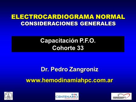 ELECTROCARDIOGRAMA NORMAL CONSIDERACIONES GENERALES
