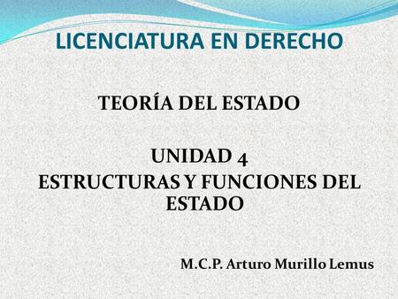 LICENCIATURA EN DERECHO