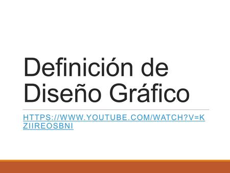 Definición de Diseño Gráfico