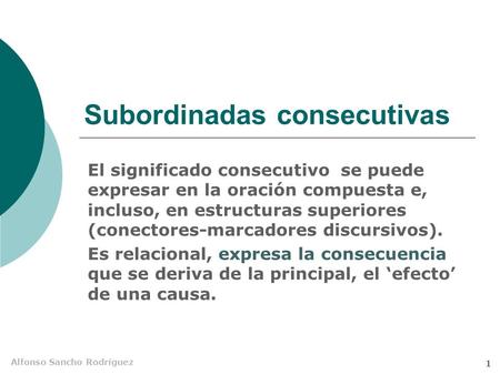 Subordinadas consecutivas