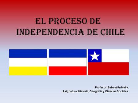 EL PROCESO DE INDEPENDENCIA DE CHILE