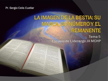 Pr. Sergio Celis Cuellar.  Para que EEUU imponga leyes religiosas, debe desaparecer la separación entre la iglesia y el estado.  Hoy, el principio de.