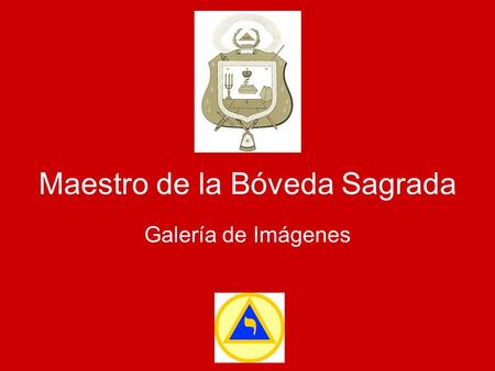 Maestro de la Bóveda Sagrada