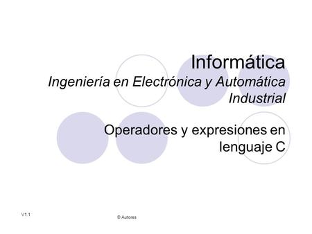 Informática Ingeniería en Electrónica y Automática Industrial