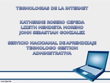 Se denomina tecnologías integradas de la internet al conjunto de herramientas que permiten la operación, elaboración almacenamiento, procedimiento, envió,