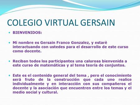 COLEGIO VIRTUAL GERSAIN