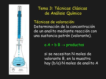 Tema 3: Técnicas Clásicas