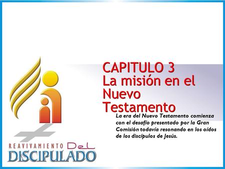 CAPITULO 3 La misión en el Nuevo Testamento