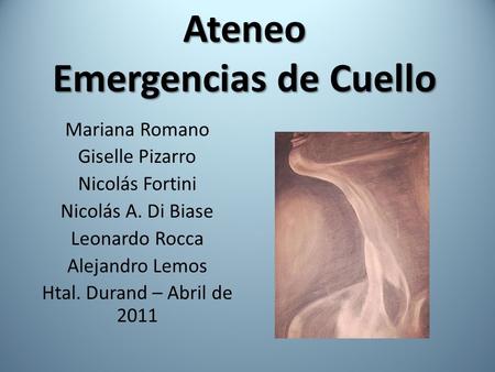 Ateneo Emergencias de Cuello