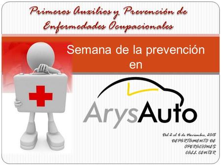 Semana de la prevención en