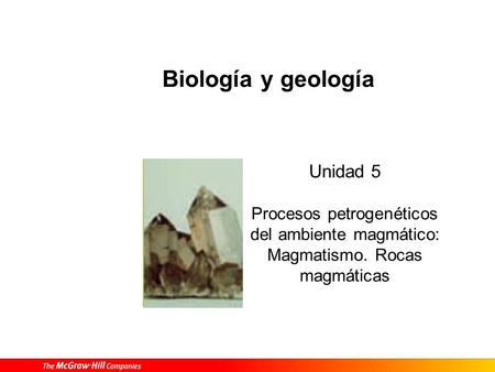 Biología y geología Unidad 5