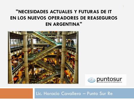 Lic. Horacio Cavallero – Punto Sur Re