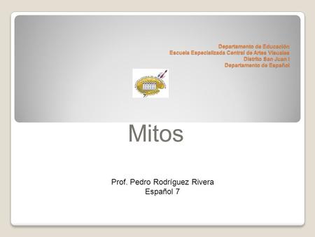 Prof. Pedro Rodríguez Rivera