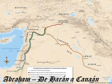 Abraham – De Harán a Canaán