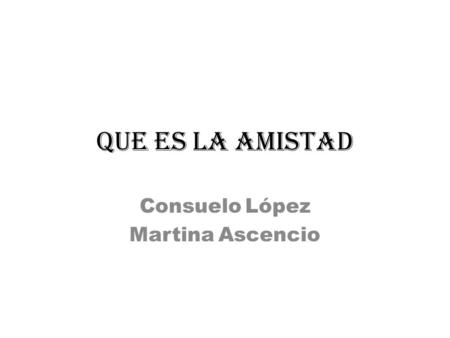 Consuelo López Martina Ascencio