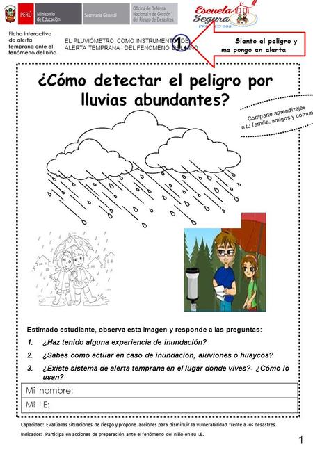 ¿Cómo detectar el peligro por lluvias abundantes?
