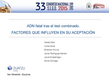 ADN fetal tras el test combinado.