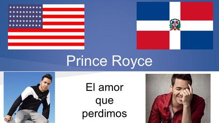 Prince Royce El amor que perdimos.