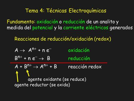 Tema 4: Técnicas Electroquímicas