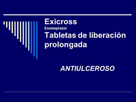Exicross Esomeprazol Tabletas de liberación prolongada
