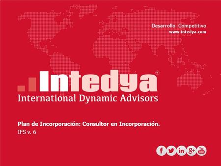 Plan de Incorporación: Consultor en Incorporación. IFS v. 6