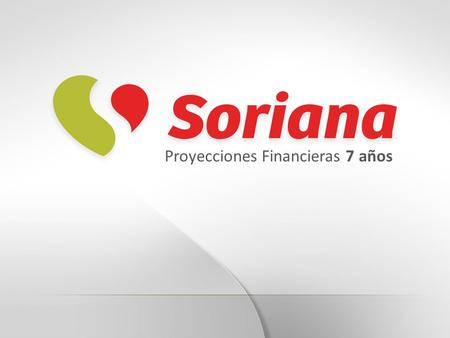 Proyecciones Financieras 7 años. ESTADO DE RESULTADOS Asume que los resultados son años completos de operación. Creación de sinergias por $2,479 millones.