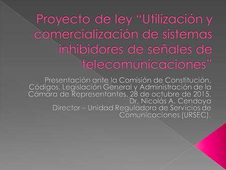  ¿Qué es un inhibidor o “jammer”? (to jam = interferir). Trasmisor de señales interferentes con el objetivo de impedir las comunicaciones.  Planificación.