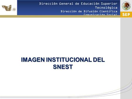 IMAGEN INSTITUCIONAL DEL SNEST