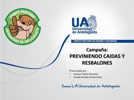 PREVINIENDO CAIDAS Y RESBALONES