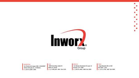MUCHAS GRACIAS www.inworx.com www.smartix.com.ar Ya no es necesario tener grandes instalaciones de hardware en las empresas, reduciendo notablemente.