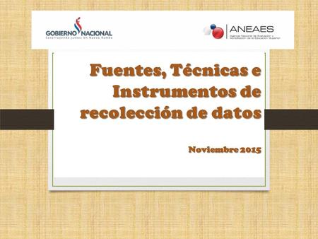 LA RECOLECCIÓN DE DATOS EN EL PROCESO DE AUTOEVALUACIÓN