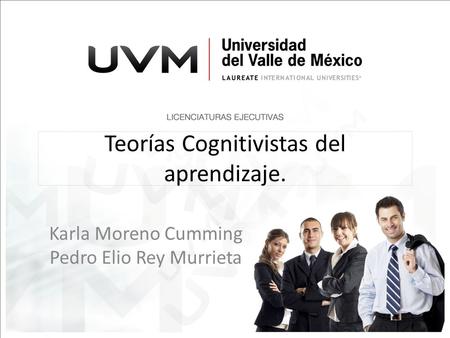Teorías Cognitivistas del aprendizaje.