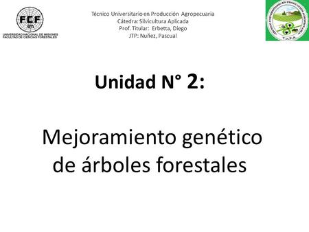 Mejoramiento genético de árboles forestales