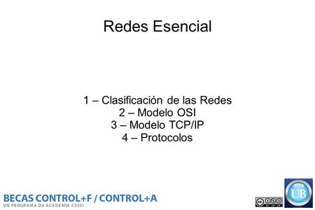 1 – Clasificación de las Redes